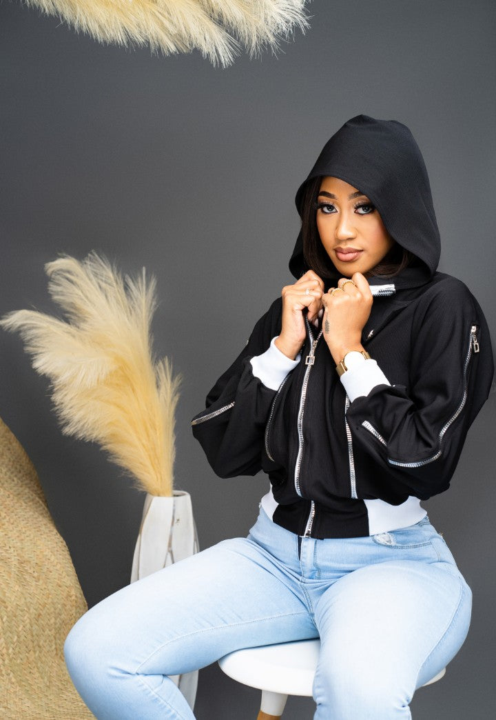 Zipped Hoodie Jacket