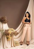 Beige Tan Linen Pants