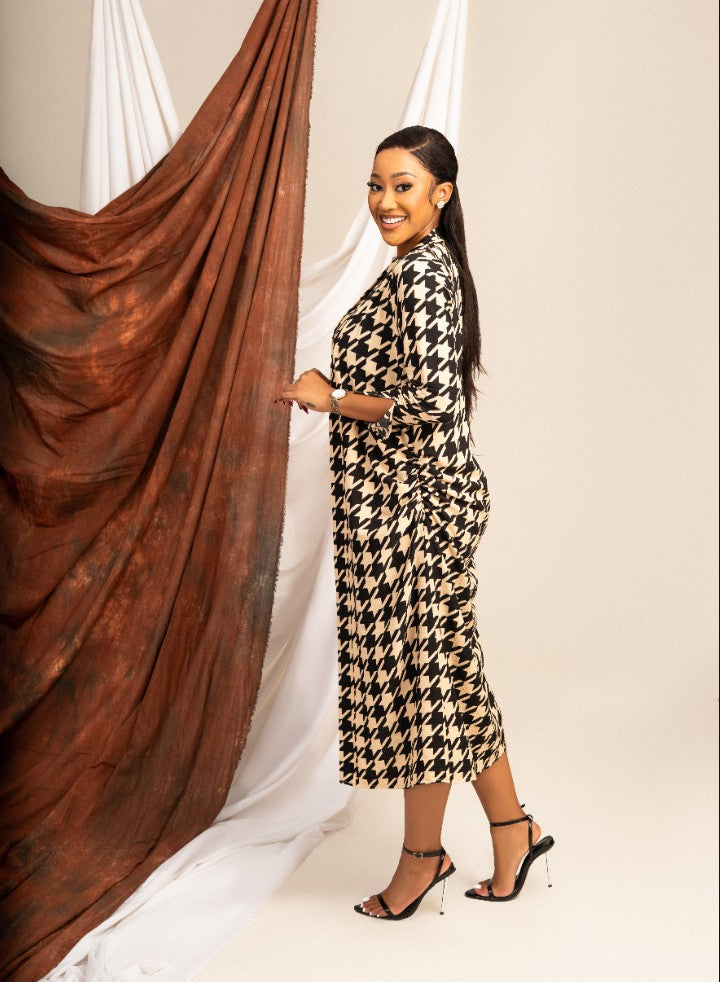 Houndstooth Three-piece Set