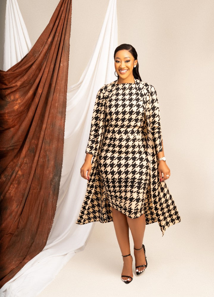 Houndstooth Three-piece Set